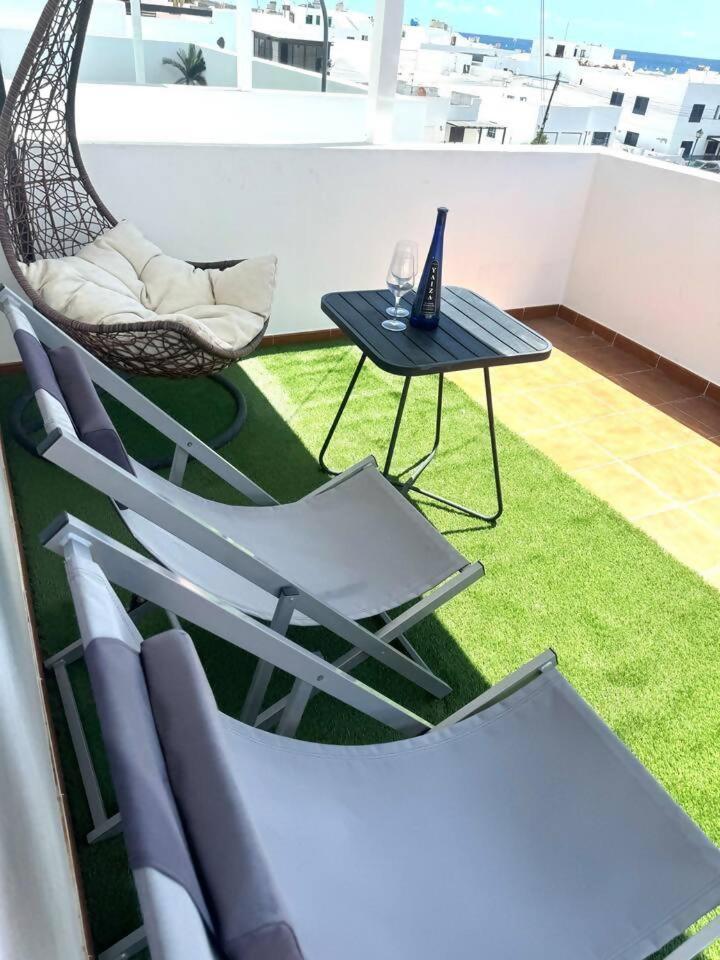 Gran Terraza 1 Minuto De Las Piscinas Naturales Punta Mujeres Extérieur photo