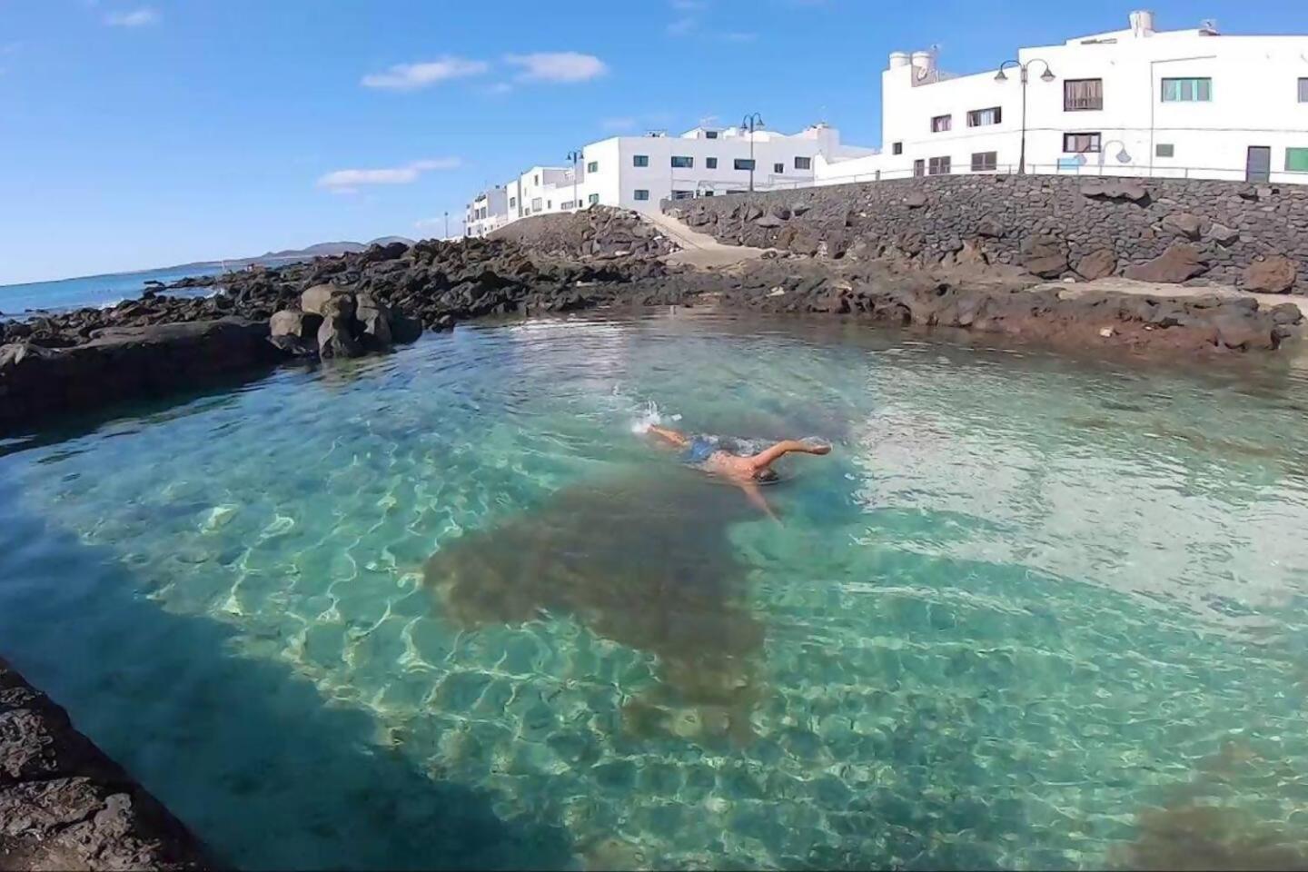 Gran Terraza 1 Minuto De Las Piscinas Naturales Punta Mujeres Extérieur photo